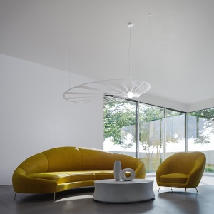 Lustra suspendata Lehdet Alb 110x80x150 cm - Img 6