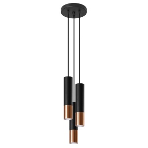 Lustra suspendata Loopez Cupru 20x20x90 cm