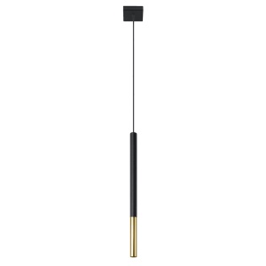 Lustra suspendata Mozaica Auriu 8x8x100 cm