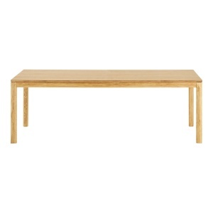 Masa dining Bowen, Natural, 320x100x75 cm, Stejar
