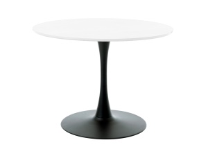 Masa dining CESURA, Alb, 100x74x100 cm - Img 2