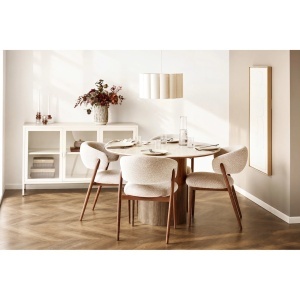 Masa dining Delphi, Maro, 120x120x76 cm - Img 3