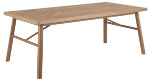 Masa dining Galway, Natural, 75x200x100 cm - Img 6