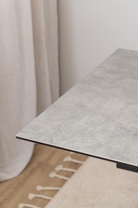 Masa dining Heaven, Gri, 76x210x90 cm - Img 4