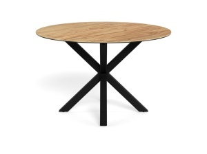 Masa dining Heaven, Natural, 75.5x119x119 cm - Img 4