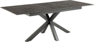 Masa dining Heaven, Negru, 76x210x90 cm - Img 5