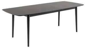 Masa dining Montreux, Negru, 75x219x90 cm - Img 6