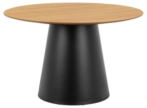 Masa dining Soli, Natural, 75x120x120 cm - Img 6