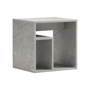 Masuta auxiliara, Doublo, Gri, 35x40x40 cm - Img 2