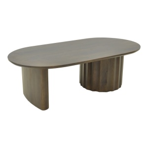Masuta de cafea, Flute, Wenge, 65x130x40 cm - Img 4