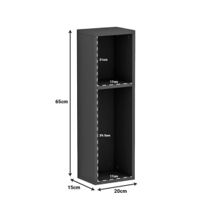 Noptiera suspendata Racks Pako World Gri 20x15x65 cm - Img 4
