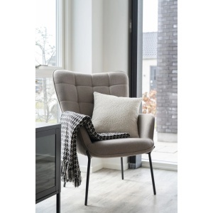 Perna decorativa Savannah, Bej, 45x45 cm - Img 2
