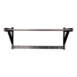 Raft suspendat pentru hol Padova, Negru , 78x32x34 cm - Img 4