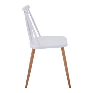 Scaun, Aurora, Alb, 49.5x42x77 cm - Img 2