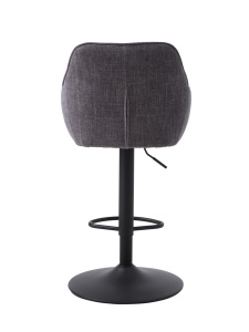 Scaun bar AVOLA SELECT, Grafit, 53x96-110x51 cm