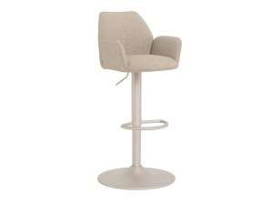 Scaun de bar Glenda, Gri, 114x52.5x52 cm - Img 2