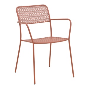 Scaun de gradina Stivuibil, Federal, Terracotta, 58x57x81.5 cm