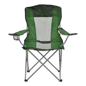 Scaun de plaja Camping, Pesca, Verde, 55x55x95 cm - Img 4