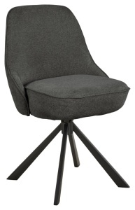 Scaun dining Carlton, Gri, 83.5x52x56 cm - Img 3