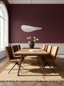 Scaun dining Grafton, Maro, 96.5x50.5x65 cm