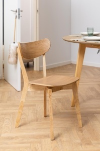 Scaun dining Roxby, Natural, 79.5x45x55 cm
