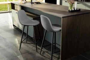 Scaun inalt Wilma V2, Gri, 91x43.5x48.5 cm