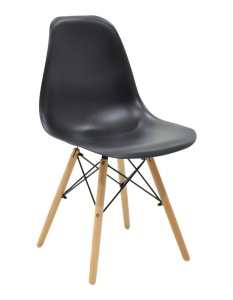 Scaun Julita Negru 46x52x81 cm - Img 2