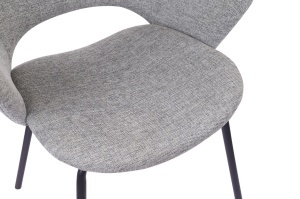 Scaun ROWLEY, Gri, 58x83x58 cm