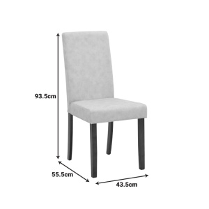 Scaun Zeben, Bej, 43.5x55.5x93.5 cm - Img 8