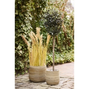 Set 2 piese Cosuri Moro Baskets, Natural, 38x38x34 cm