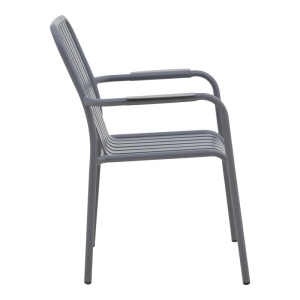 Set 5 bucati masa si scaune gradina, Heven Vista, Antracit, 70x120x72 cm - Img 5