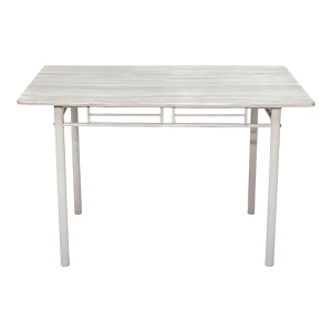 Set masa si scaune dining 5 buc. Roza, Alb, 110x60x90 cm - Img 5
