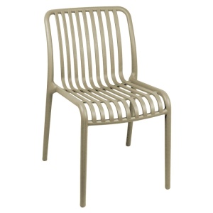 Set mobilier dining 3 piese Mercon Zoi, Cappuccino, 60x60x75 cm - Img 4