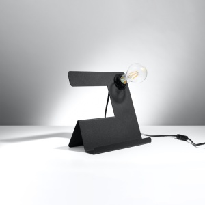 Veioza Incline Negru 25x13x24 cm - Img 2