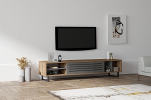 Έπιπλο TV Eray Walnut-Ανθρακί