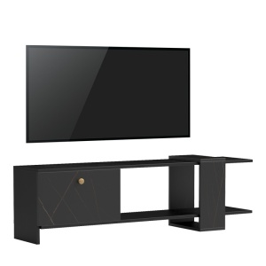Έπιπλο TV Standi Μαύρο 120x25x36.8 cm