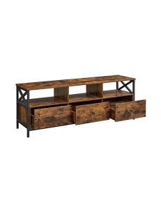Έπιπλο TV, Vasagle, 40 x 147 x 50 cm, LTV301B01, Καφέ Ρουστίκ