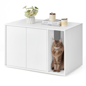 Αμμολεκάνη Λευκό Songmics 80x50x53 cm - Img 3