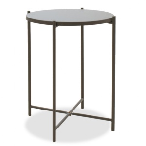 Βοηθητικό τραπεζάκι Lima Ανθρακί 43.5x43.5x53 cm