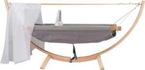 Βρεφική Αιώρα Fethiye Γκρι 135x56 cm - Img 5