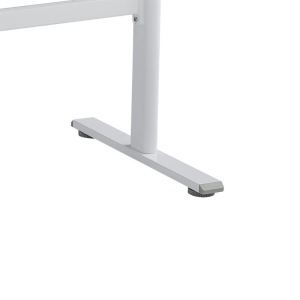Γραφείο ρυθμιζόμενο καθ’ ύψος Karla λευκό 120x60x72/115 cm - Img 4