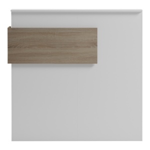 Γραφείο υποδοχής Optima, Λευκό, 40x110x110 cm - Img 6