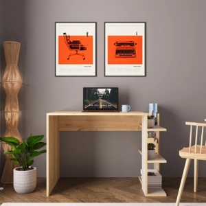 Γραφείο Toska Pako World Δρυς 114x56x76 cm - Img 2