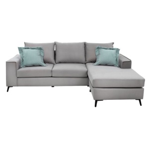 Γωνιακός Καναπές Pako Word Fabulos Γκρι 240 x 165 x 95 cm - Img 3