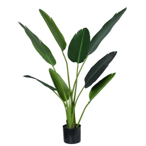 Διακοσμητικό φυτό Palm tree Pako World Μαύρο ύψος 120 cm