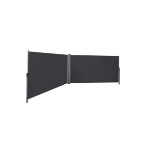 Διπλή πλευρική τέντα Songmics Γκρι 160x600 cm