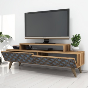 Έπιπλο TV City Walnut-Chalcedony - Img 2