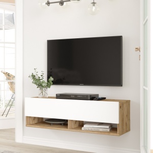 Έπιπλο TV FR13 Athlantic Pine-Λευκό - Img 2