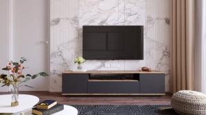 Έπιπλο TV Fr7 Ανθρακί 180x44.6x44.5 cm - Img 4