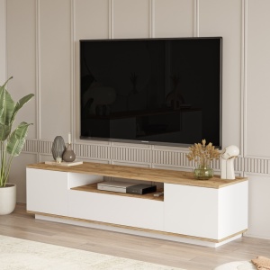 Έπιπλο TV Fr7 Λευκό 180x44.6x44.5 cm - Img 7